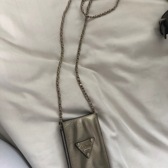 Gold Guess Phone Holder - Picture 3 of 3